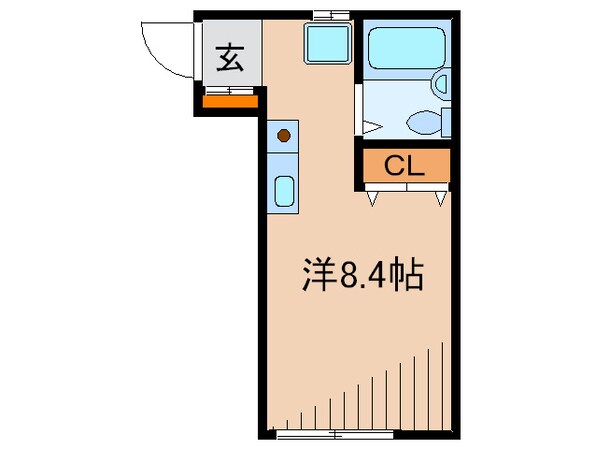 メゾンジュネスの物件間取画像